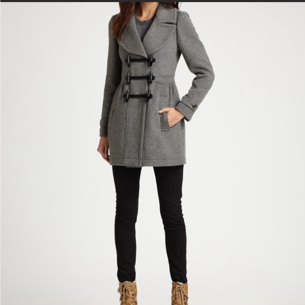 Burberry Brit Toggle Wool Coat